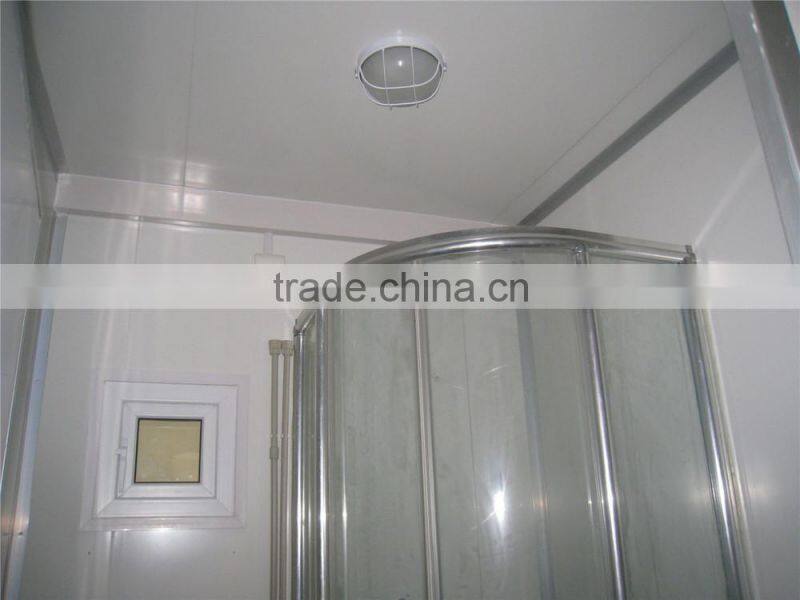 Movable foldable prefabricated container house two floors