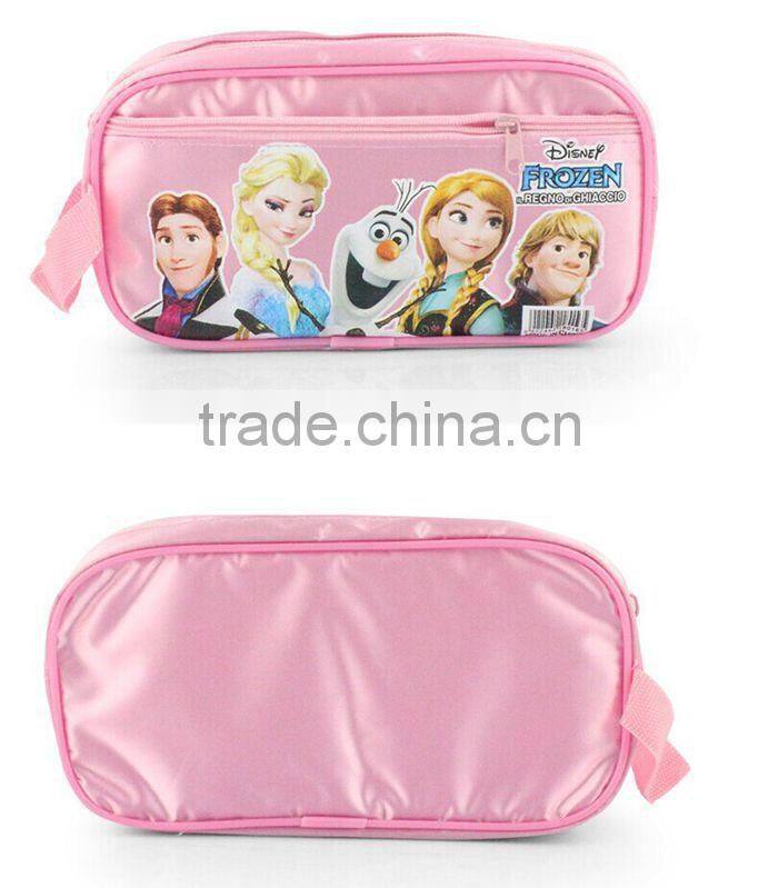 wholesale clear custom Polyester pencil case with compartments for teenagers
