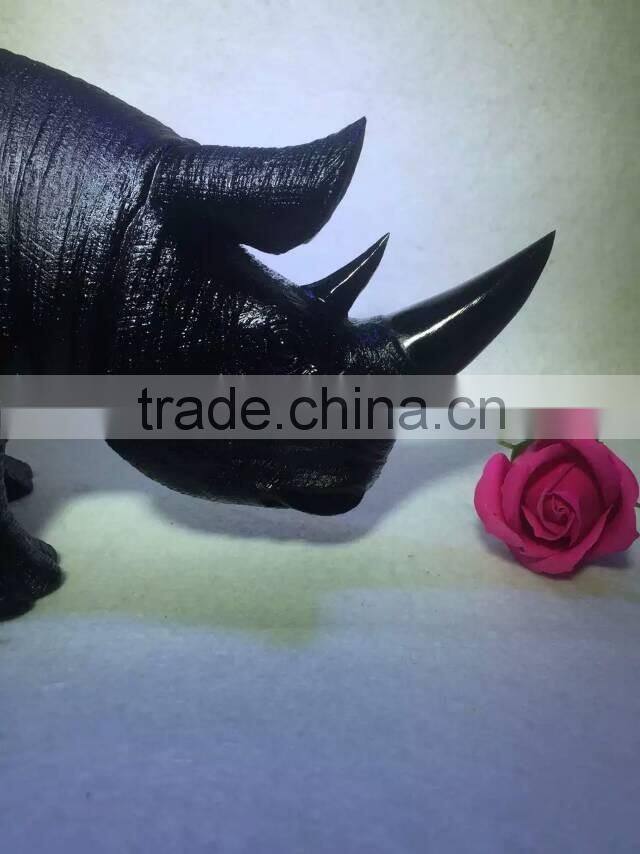 Hot sale Nature fantastic crystal obsidian rhinoceros for business gift