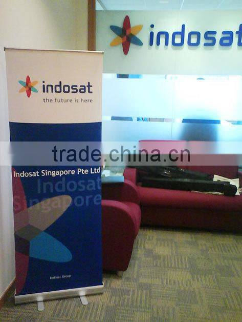 Poster and pull up banner display stand