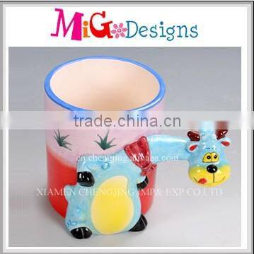 Direct Factory Manufacture OEM Colorful Decor Gift Wholesale Ceramic Mug With Spoon
