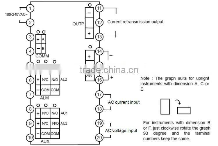 AI-6010A Yudian Brand AC Voltmeter Price