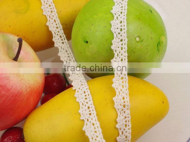 1cm beige wide white elastic curtain lace trimming 100201