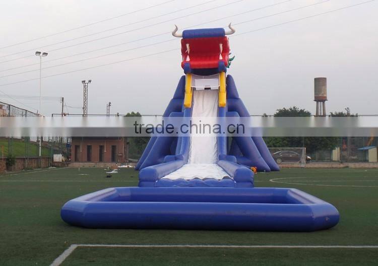 HUGE DRAGON INFLATABLE WATER SLIDE FOR ADULTS AND CHILDREN