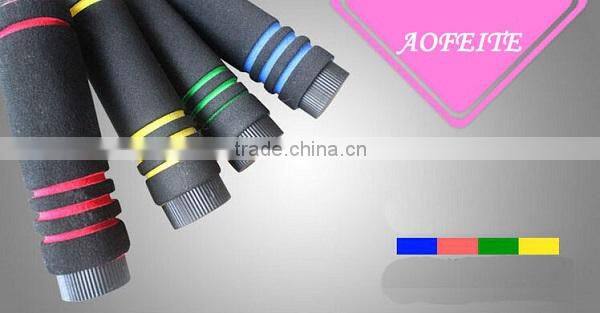 2016 New Product Sliming Weighted Fitness Steel Wire Gym Jumping Rope Skipping Rope