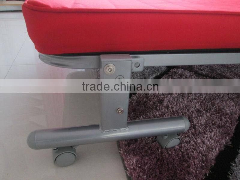 metal folding bed with cushion