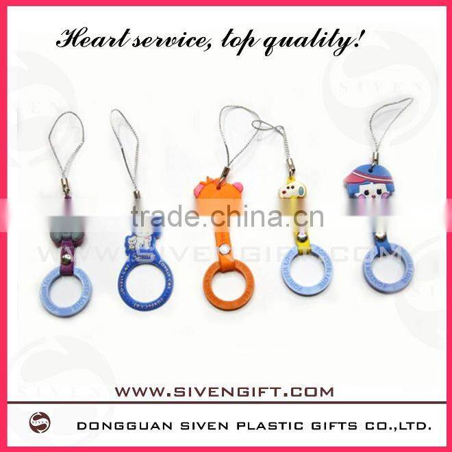 special spongebob soft pvc mobile phone strap