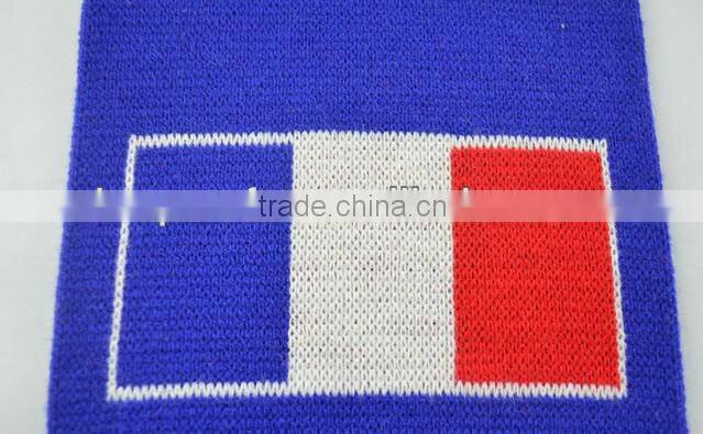 Hot selling acrylic football scarf