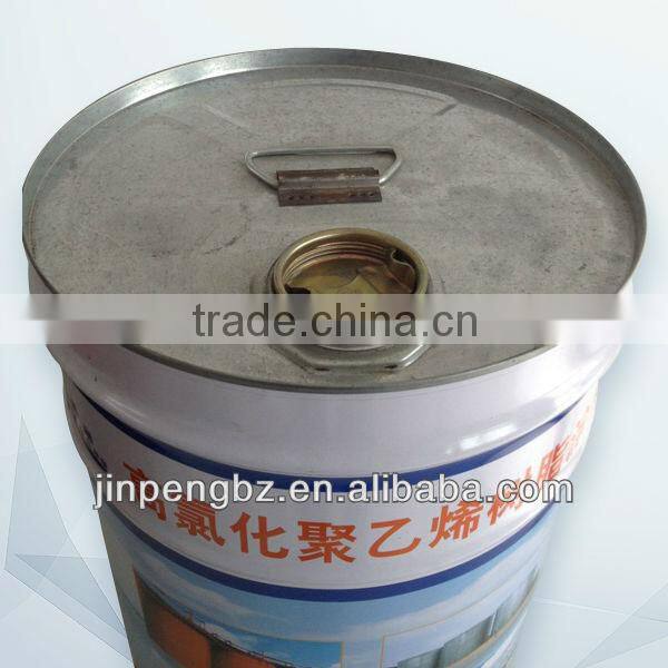 printed painting round metal can with lid
