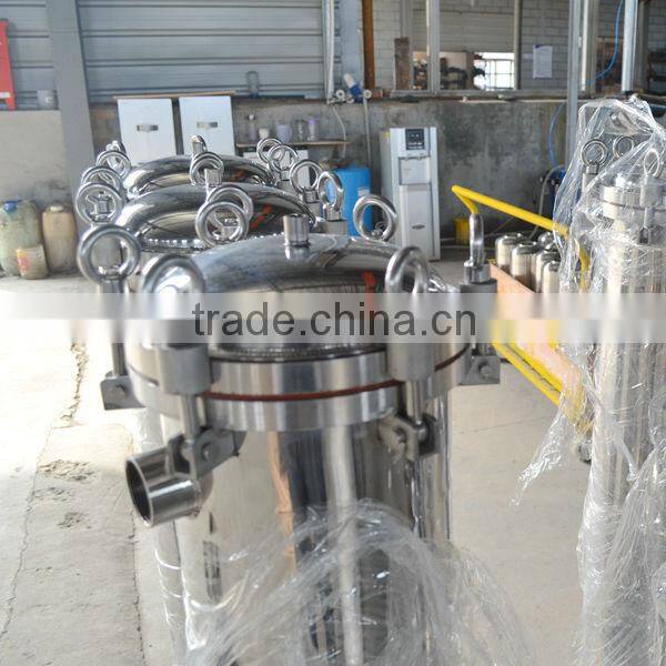 stainless steel aqua bag filter Housing Industrial water treatment plant Bag filter housing