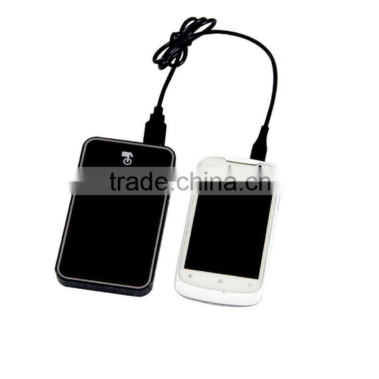 New design colourful fashion portable usb power bank 6000mah Touch Screen Power Bank