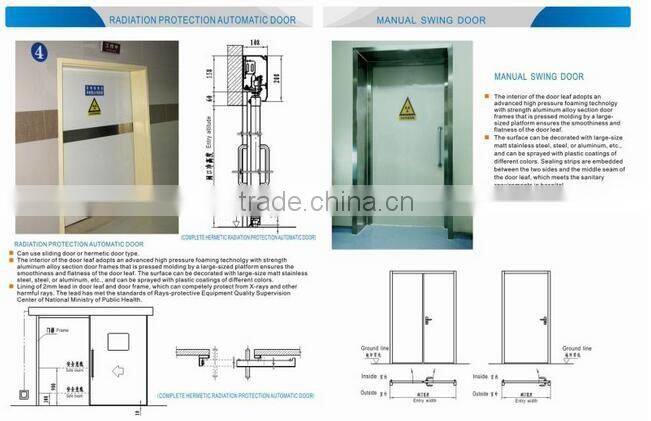 Automatic hospital sliding door