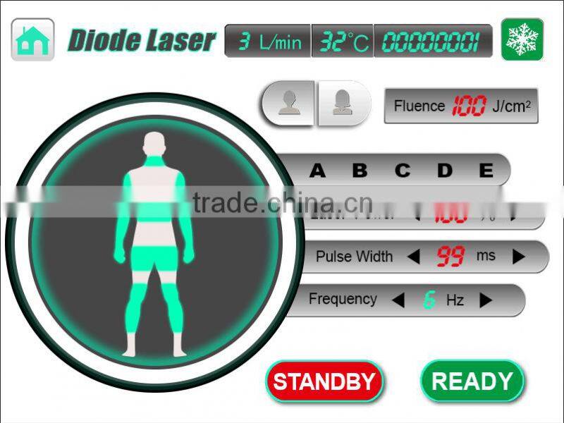 Powerful 900w 808nm diode hair removal machine