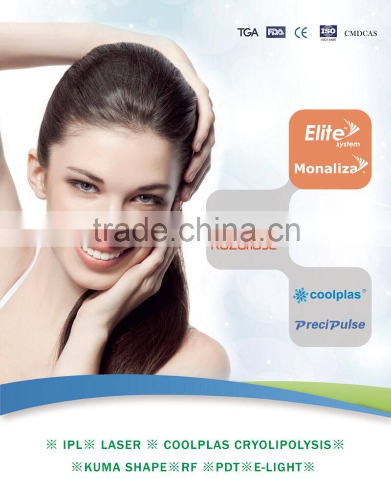 3 different treatment heads ND YAG Laser Different colors tattoo removal