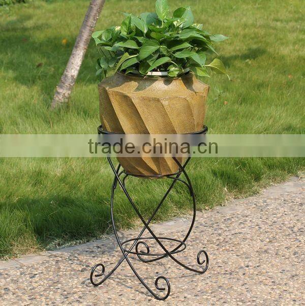 hotel use luxury pot fashion pots fiberglass plants container and flowers pots floating bonsai