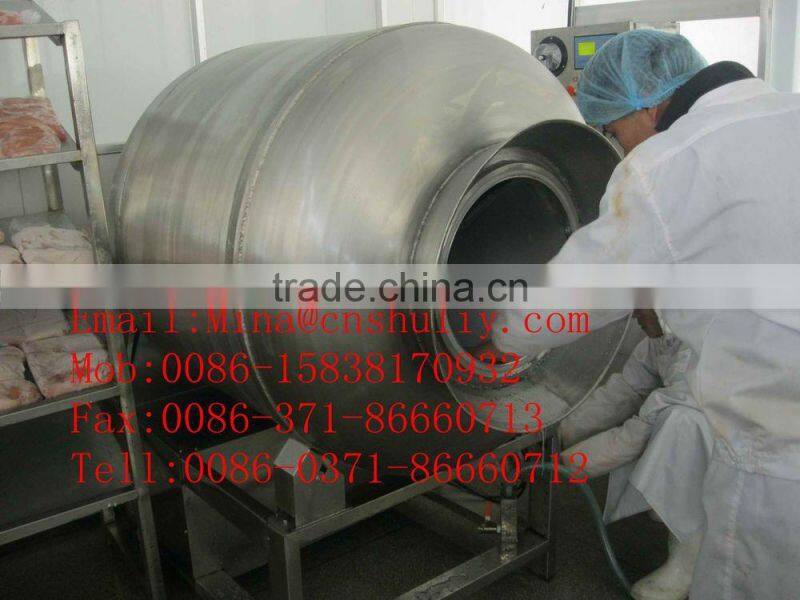 vacuum stainless steel mixing machine with cooling device/rolling and kneading machine for chiken