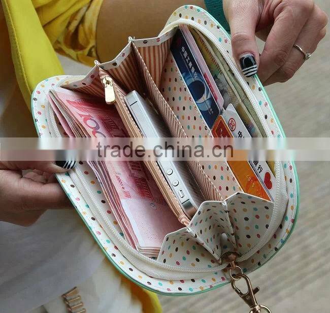 Cute Owl Glasses Hit Color Printing Korean Rounded Zipper Long Women Wallet New Fashion Ladies Clutch Card & ID Holders Purse