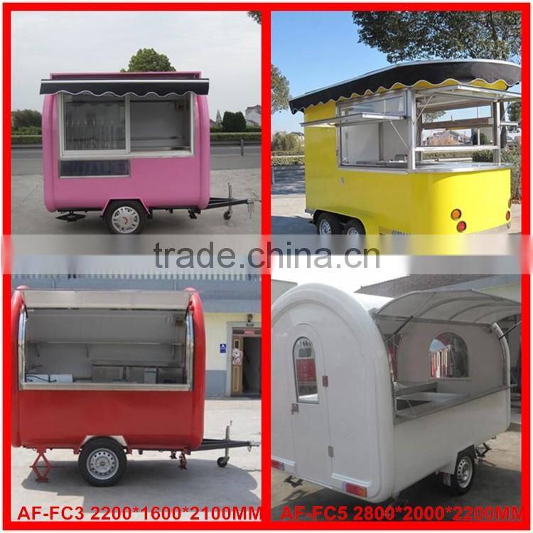 Mobile snack cart/hamburgers carts food cart for sale/hotdog food cart
