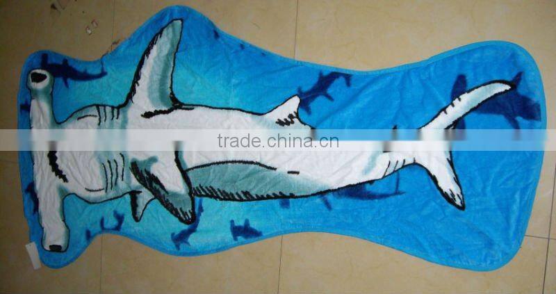 High Quality 100% Cotton Special Shaped Beach Towels