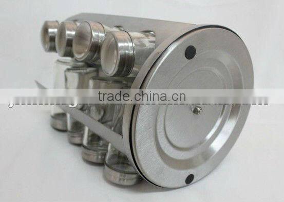 16 in 1 salt and pepper shaker set with stand,spice jar rack