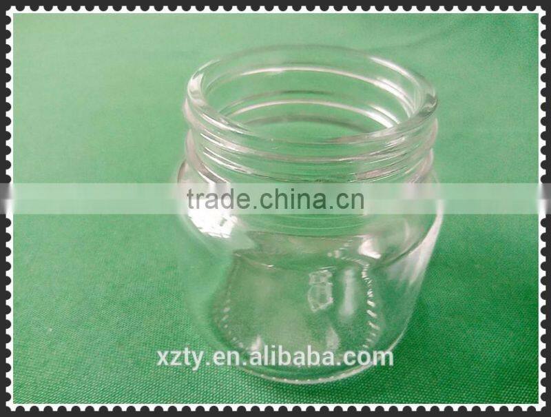 120 ml straight side glass round bottle with screw lid for facial cream