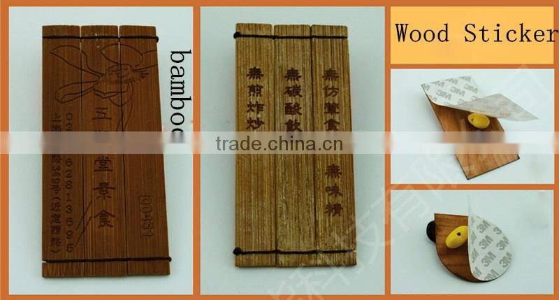New product engraving natural wooden hang tag factory price