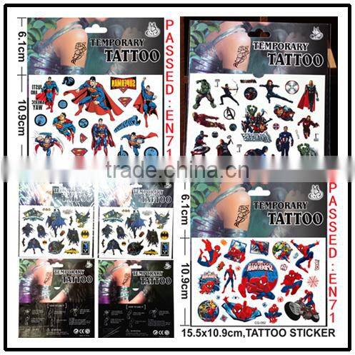 Girls Superhero Dress Up Costumes with sticker