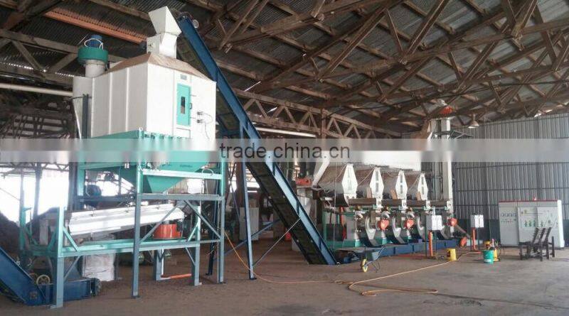Wood Pellet line production for making wood pellets