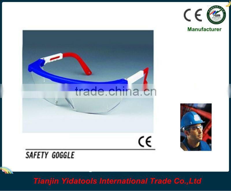 adjustable frame transparent safety glasses