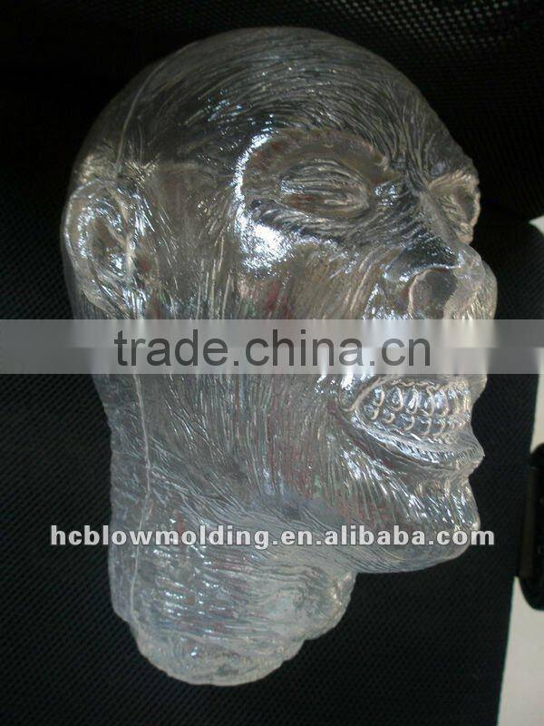 Customize Wholesale Halloween life live human plstic skull heads for decoration