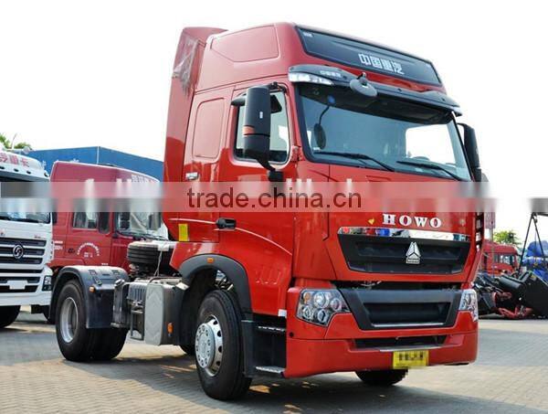 International low price HOWO T7H 4X2 400HP Euro4 AMT Tractor head Truck for sale