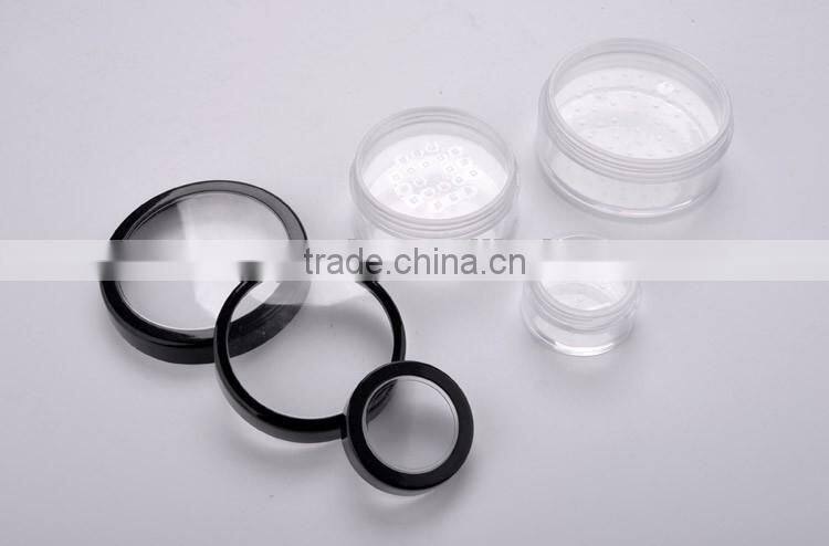 AS PS Plastic jar 3g 5g 10g 20g 30g loose powder