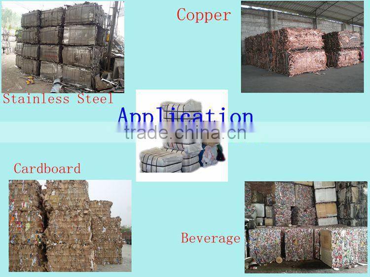 Wasted Clothing Recycling Vertical Hydraulic Compactor