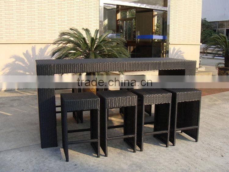 Wholesale 4 seats all weather wicker used home bar furniture