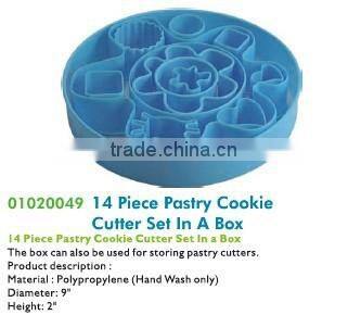 14 Piece Pastry Cookie Cutter Set In A Box 01020049