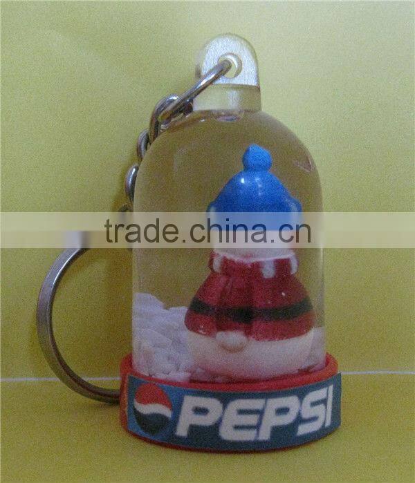 Plastic snow globes with photo insert