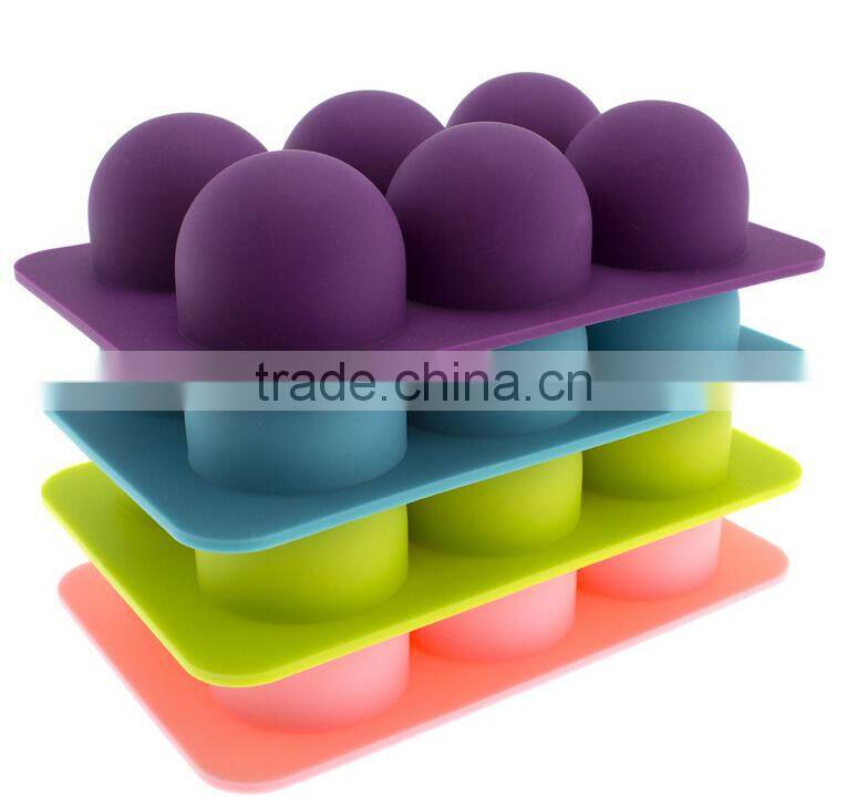 Silicone 6-Cavity Round Chocolate Truffle