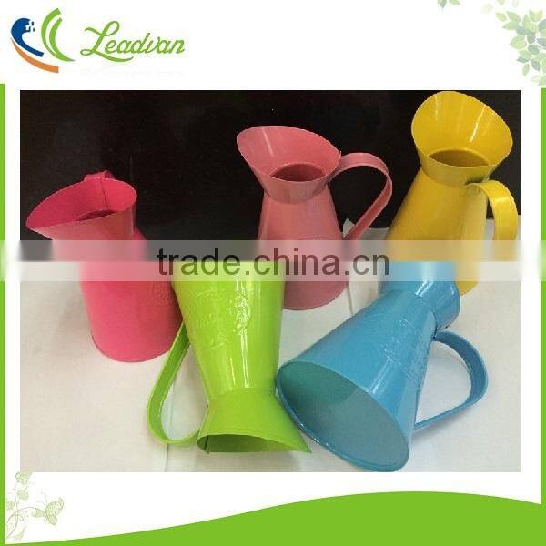 Garden table decorative metal flower vases for home decoration