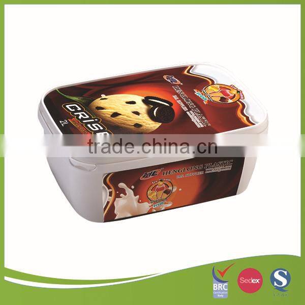 pp plastic wall thin ice cream box