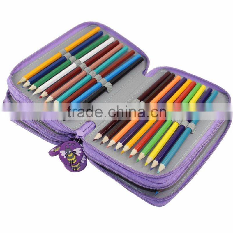 72 Pencil Holder Colored Pencils Case, Large Capacity Multi-layer Pencil Bag Pouch