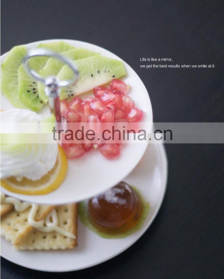 China suppliers wholesale porcelain wedding cake stand for custom design