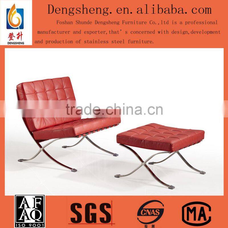 china replica barcelona leather chair bedroom chair lounge chair