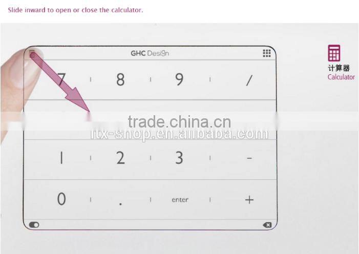 Hot selling Ultra-thin Smart Keypad , Intelligent Tourch Board of glass Number keyboard For Macbook