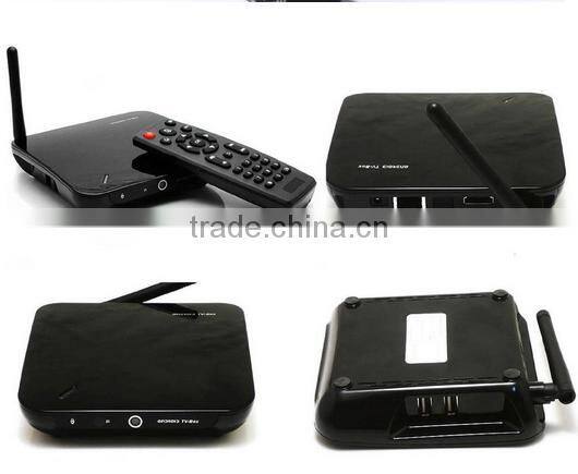 Wholesale Android 4.4.2 Quad Core Android TV Box CS968 With Web Cam, Mic, RK3188 2G/8G With WIFI Remote Control