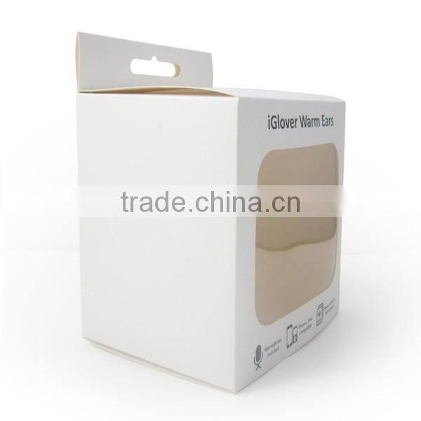 White square cardboard paper package boxes