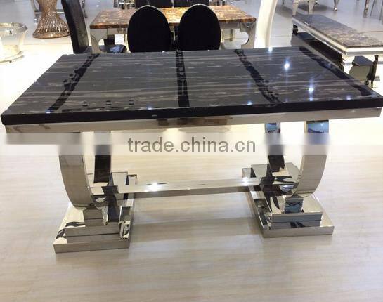 black glass top coffee table tea table set