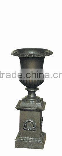 cast iron clay garden flower pot