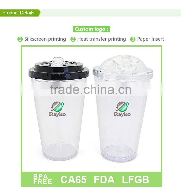 16oz wholesale sippy plastic freeze mug