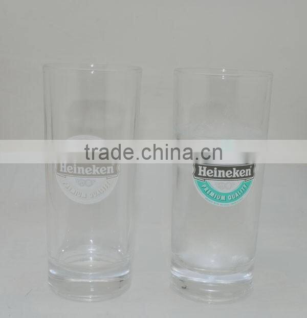 clear glass new design cold color change mug beer for promotional