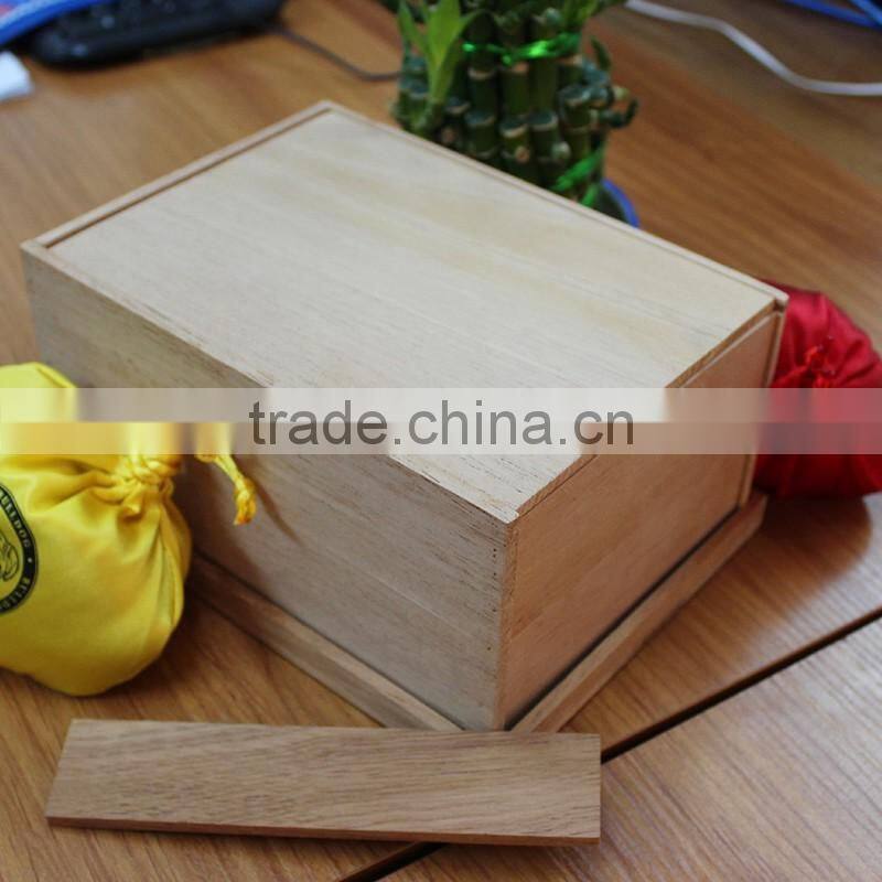 wooden cigar box with sliding lid ,wooden box with laser engraving logo